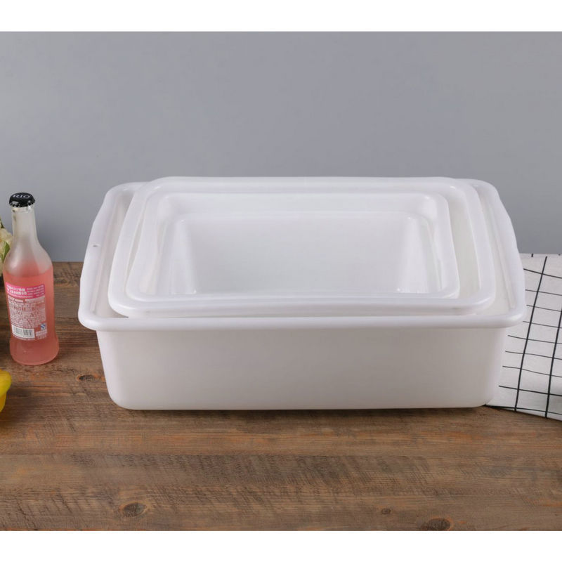 Rectangular plastic square basin